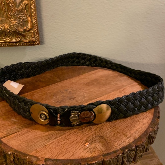 NWT Marjorie Baer braided embellished belt